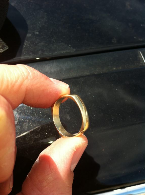 Found gold ring