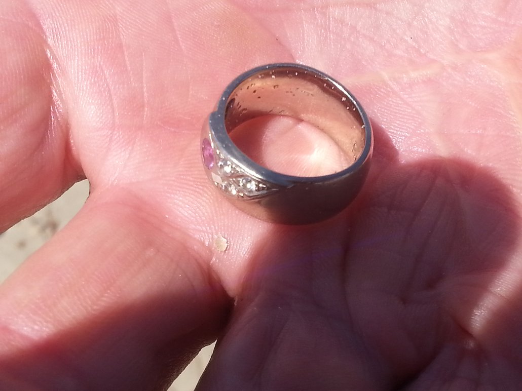 white gold ring
