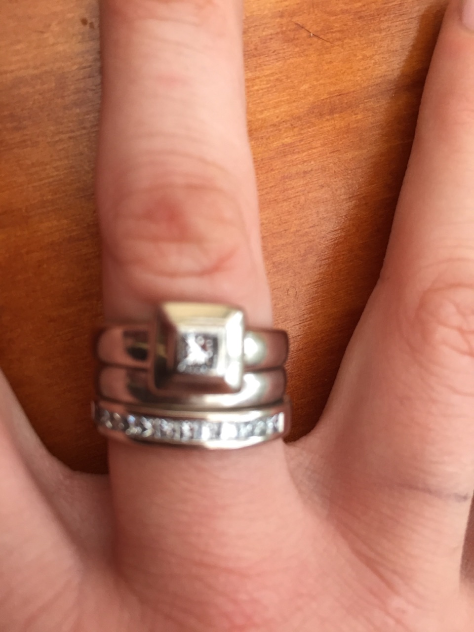 white gold rings